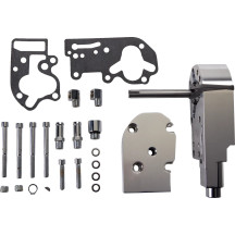 Flow Pro 1 Billet Oil Pump Complete Assembly — Polished, 6061 billet aluminum