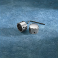Chrome Handlebar Riser Bolt Caps — Riser bolt, Pair