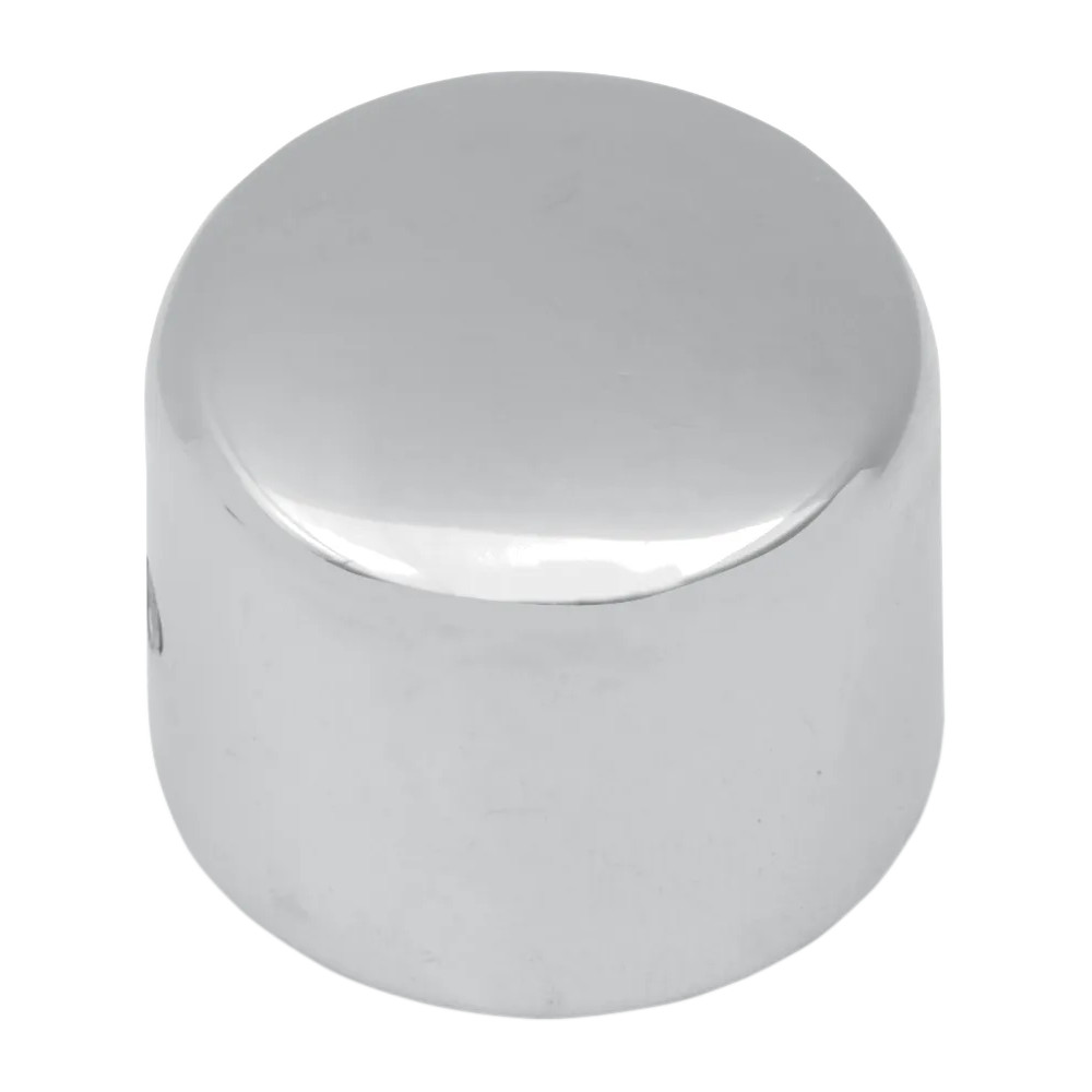 Chrome Axle Cap for 3/4" Axle — 3/4" (19.1 mm), front, chrome finish