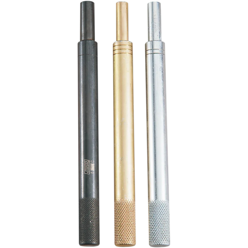 Shouldered Valve Guide Driver Set — 3/8", 1/32", 5/16" set, black/silver/yellow