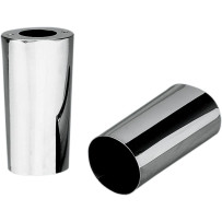 Fork Slider Covers — 165.10 mm (6.50 in), Chrome