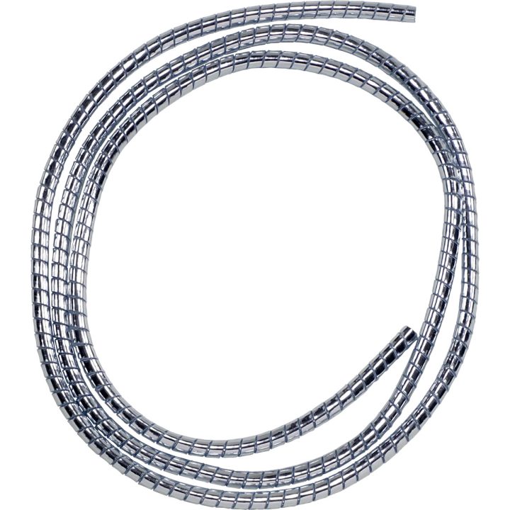 Cubierta cromada para cables — 4,8 mm (3/16") de diámetro, 152,5 cm (5') de largo