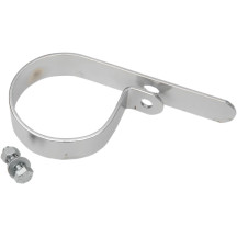 Abrazadera P extendida para silencioso — diámetro de sujeción 3", cromado