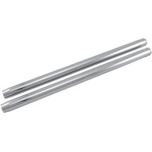 Fork Tubes — 35 mm (1.38 in), 597 mm (23.50 in), Chrome