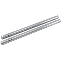 Fork Tubes — 35 mm (1.38 in), 597 mm (23.50 in), Chrome