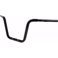 Manillar Touring 1-1/4" — 30,5 cm de altura, 91 cm de ancho, Negro brillo