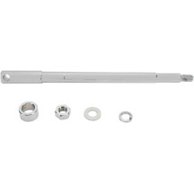 Front Axle Kit — 19.1 mm (3/4"), 32.5 cm, Chrome