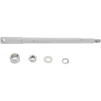 Front Axle Kit — 19.1 mm (3/4"), 32.5 cm, Chrome