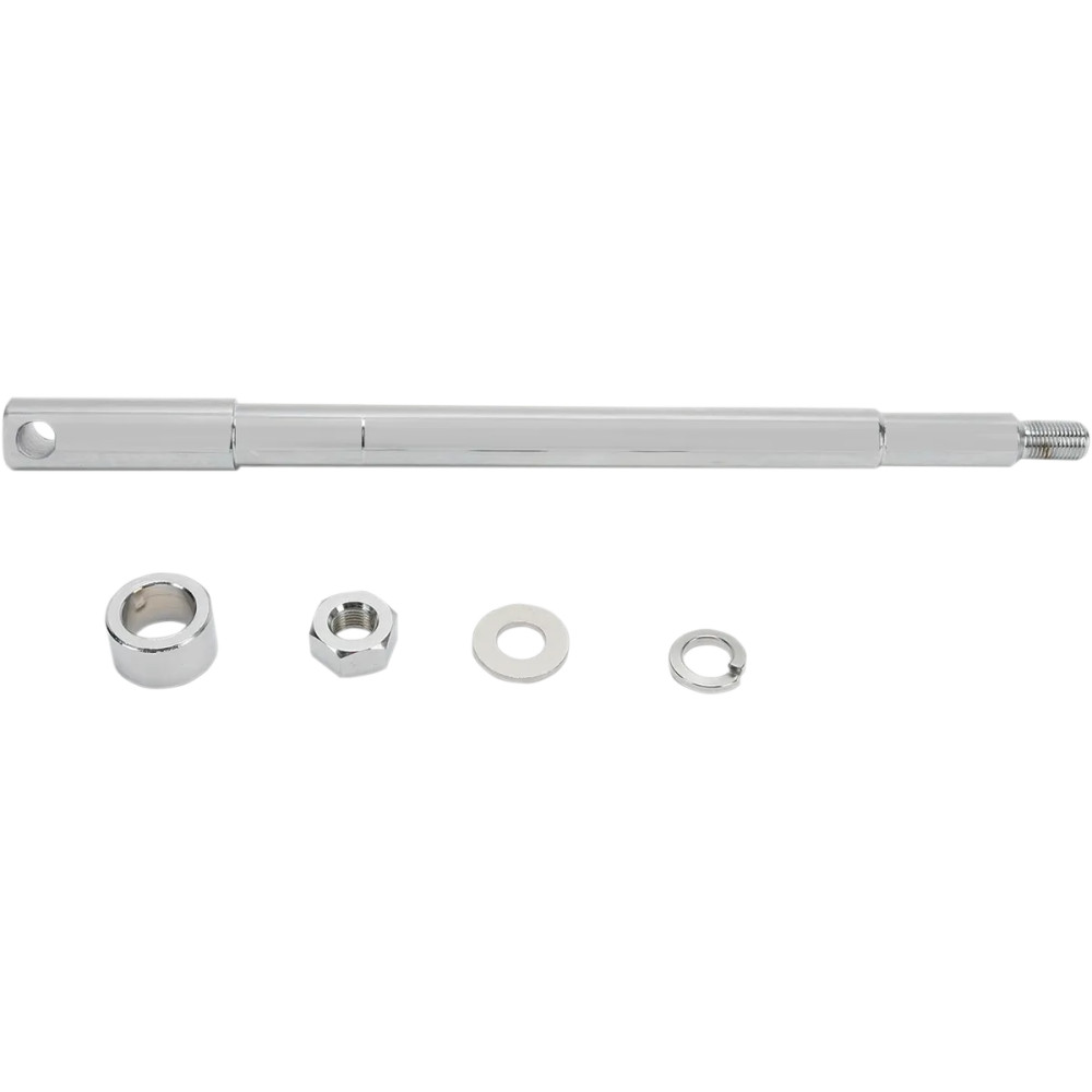 Front Axle Kit — 3/4" axle, 12.84" length, Chrome