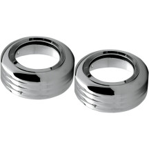 Botas de Horquilla Billet Personalizadas — 41.00 mm (1.61 in), Cromado