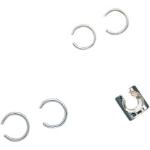 Throttle/Idle Cable Retaining Clips — 10 Pack, Single Cable, Natural