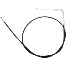 Black Vinyl Throttle/Idle Cable — 42" housing, 90° elbow
