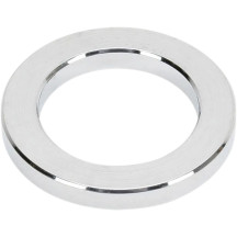Chrome Outer Axle Spacer — 19.1 mm (3/4") ID, 29 mm (1-1/8") OD, 3.6 mm (0.141") length