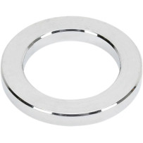Chrome Outer Axle Spacer — 19.1 mm (3/4") ID, 29 mm (1-1/8") OD, 3.6 mm (0.141") length