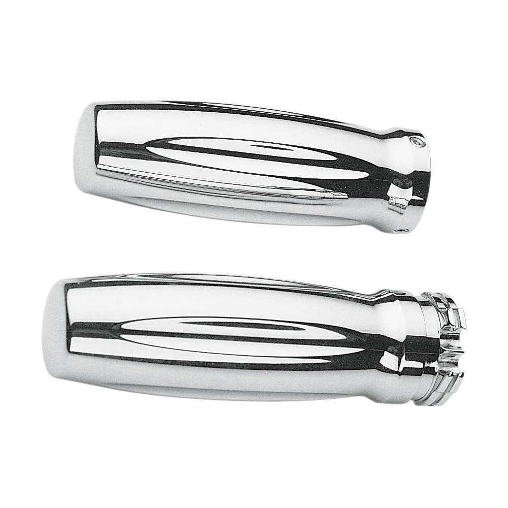 Chrome Billet Grips — 25.4 mm (1")