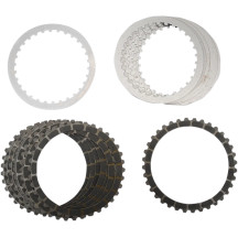 Carbon Fiber Clutch Plate Kit — BARNETT, Carbon fiber friction plates, Steel drive plates, 307-30-20011