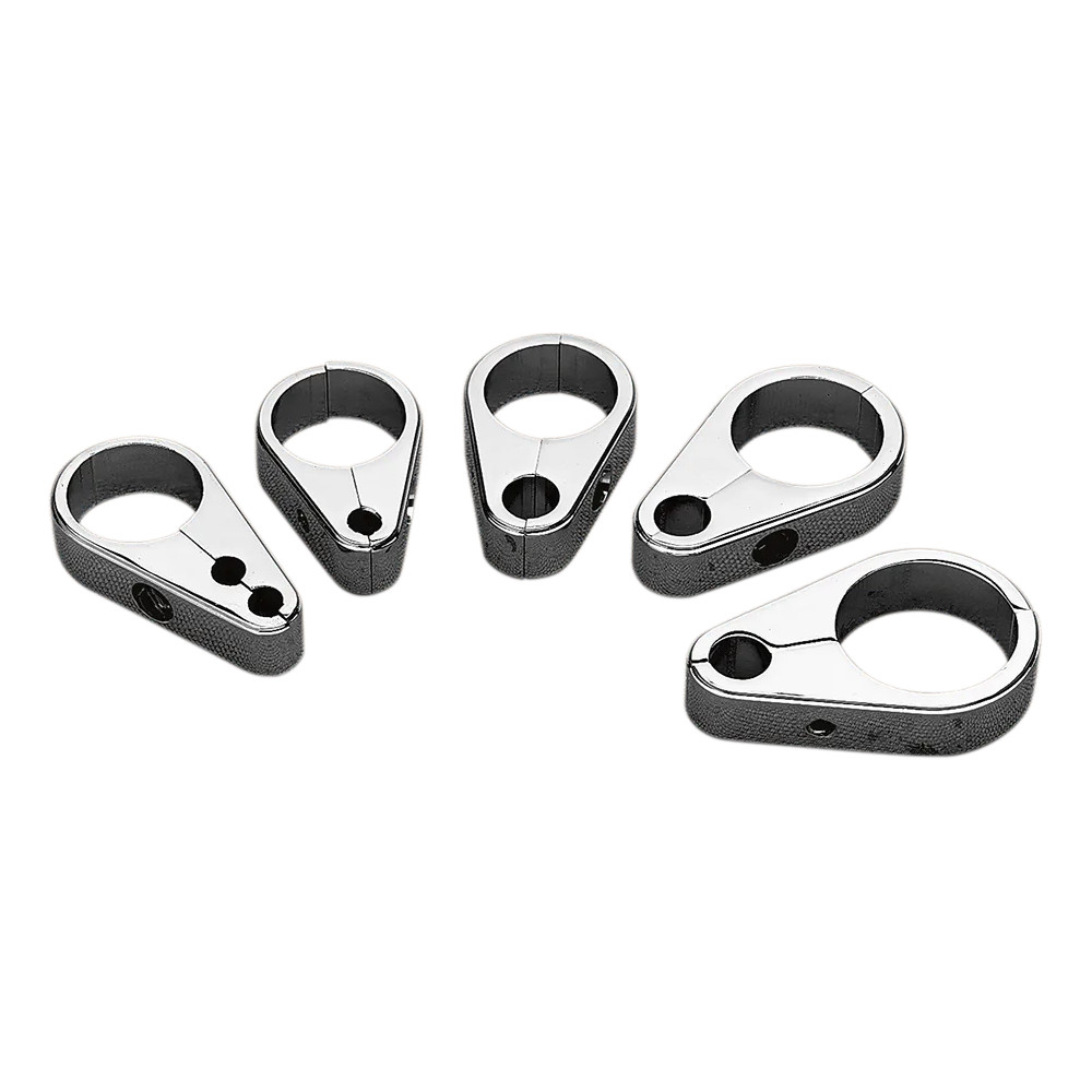 Die-Cast Cable Clamp — 25.4 mm (1"), Chrome