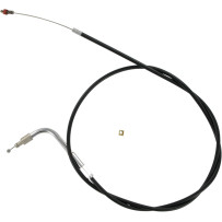Black Vinyl Throttle/Idle Cable — 96.5 cm (38") housing, +15.2 cm (6") size