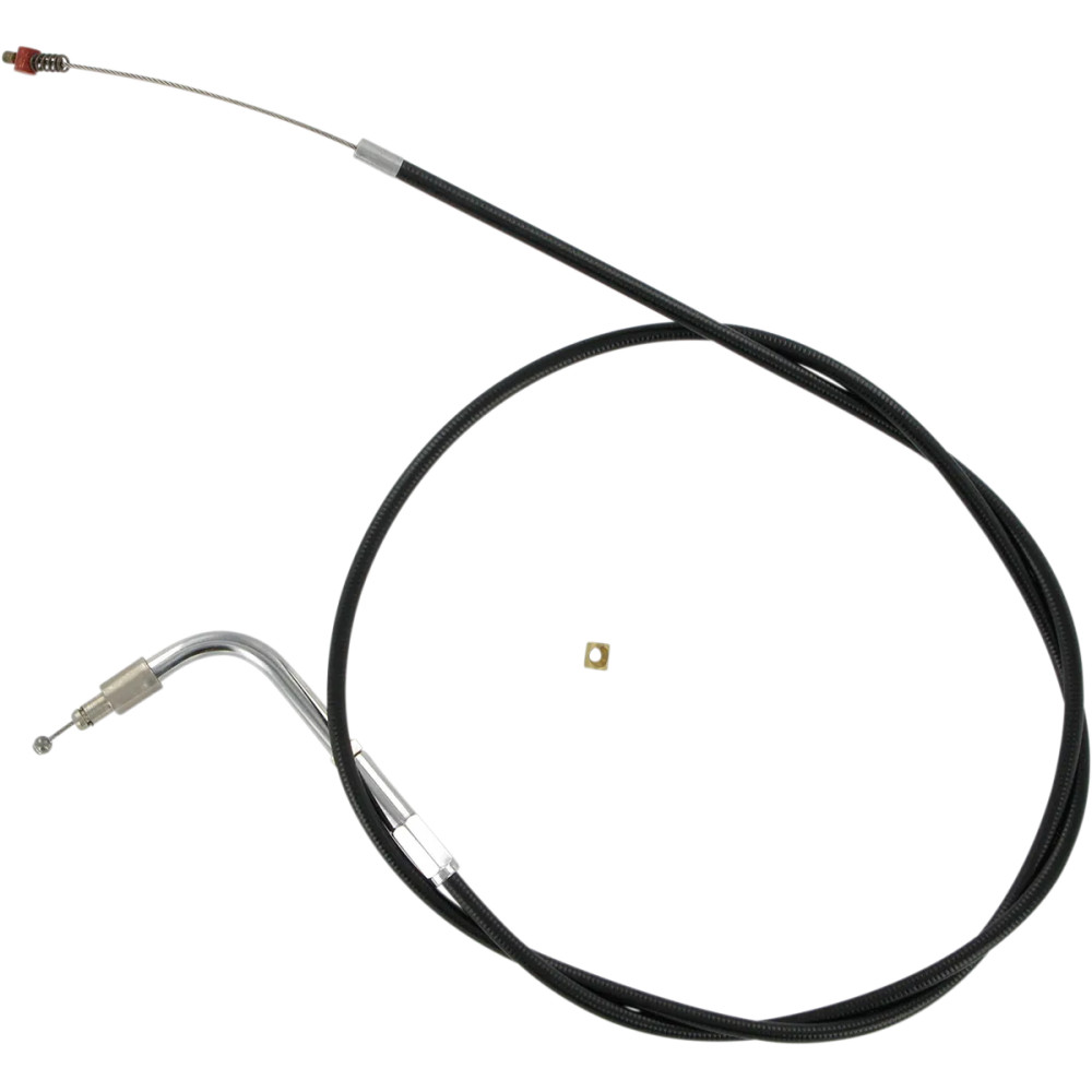 Black Vinyl Throttle/Idle Cable — 96.5 cm (38") housing, +15.2 cm (6") size