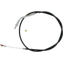 Black Vinyl Throttle/Idle Cable — 84 cm (33") , threaded