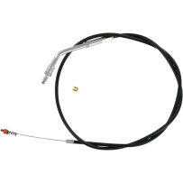 Black Vinyl Throttle/Idle Cable — 84 cm (33") , threaded