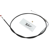 Black Vinyl Throttle/Idle Cable — 32" housing, 90° elbow