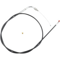 Black Vinyl Throttle/Idle Cable — 104 cm (41") housing length, +15.2 cm (6") size