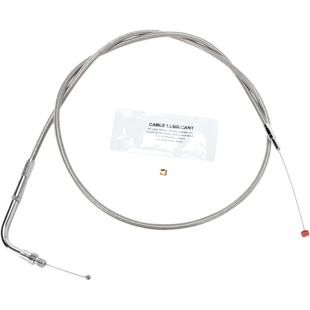 Stainless Steel Throttle/Idle Cable — Housing 96.5 cm (38"), Size +15.2 cm (6")