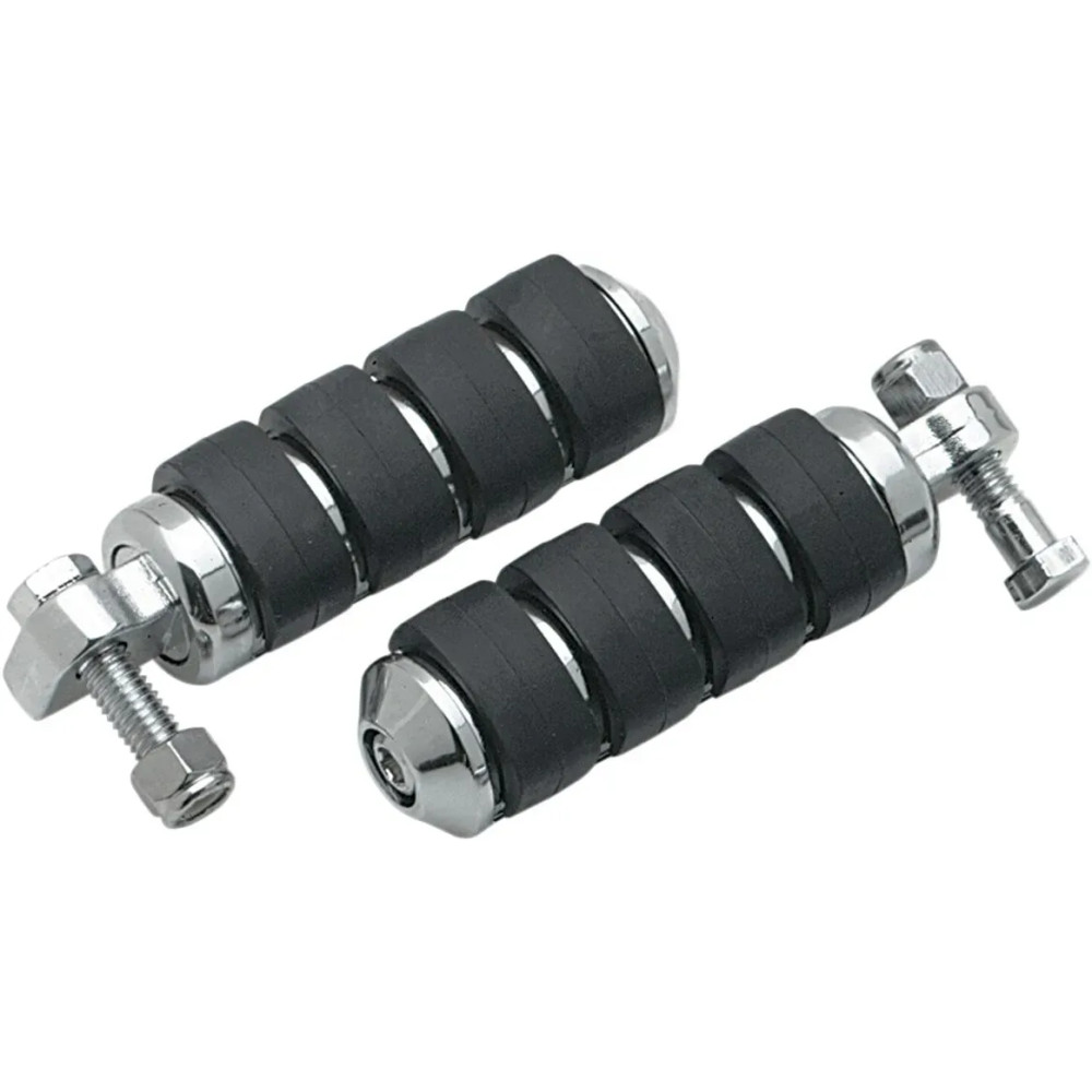 ISO® Pegs — 117 mm, 32 mm outside diameter, male mount, black/chrome