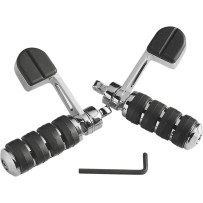 ISO® Stirrups — Male mount, Left, Right, Front, Rear, Chrome