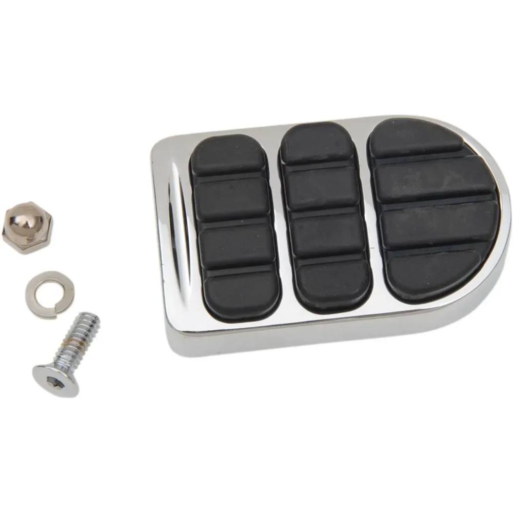ISO® Brake Pedal Pad — Chrome, Black