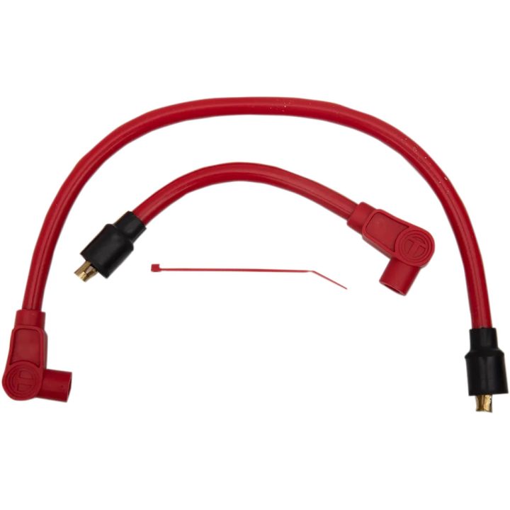 409 Pro Race Custom-Fit Spark Plug Wire Kit — 10.4 mm, 40.5 cm (16"), Red
