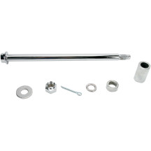 Rear Axle Kit — 12-5/8 in, 19.1 mm, chrome