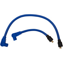 409 Pro Race Kit de cables de bujía Custom-Fit — Azul, 10.4 mm, 203 mm y 430 mm