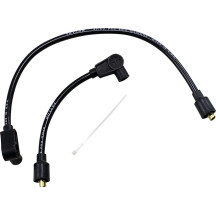Custom-Fit Spark Plug Wire Kit — 8 mm, 40.5 cm (16 in), black