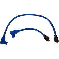 Custom-Fit Spark Plug Wire Kit — 40.5 cm (16"), 8 mm, Blue