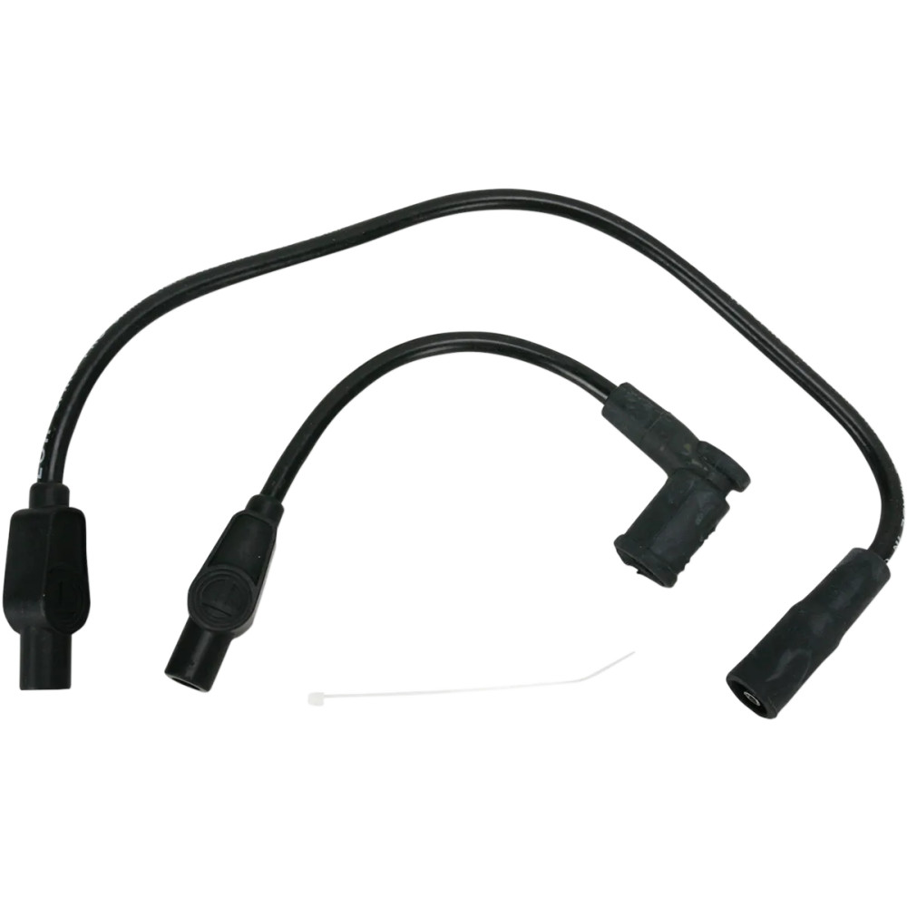 Custom-Fit Spark Plug Wire Kit — 8 mm, 21-1/2", Black