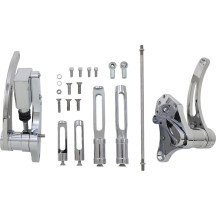 Forward Controls with Master Cylinder — Standard, Chrome