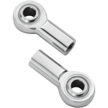 Shift Linkage Rod Ends — 5/16"-24 female, 7.9 mm, Silver