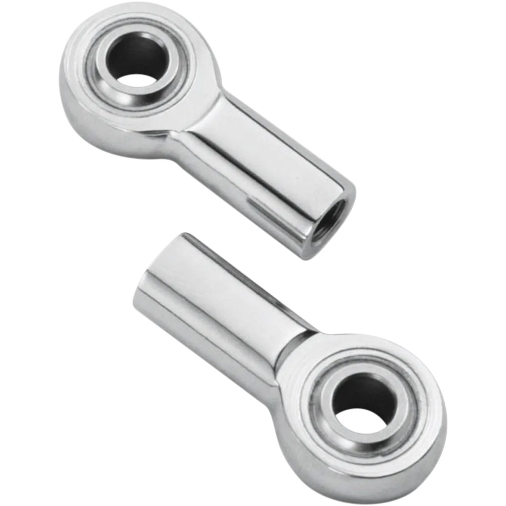 Shift Linkage Rod Ends — 5/16"-24 female, 7.9 mm, Silver
