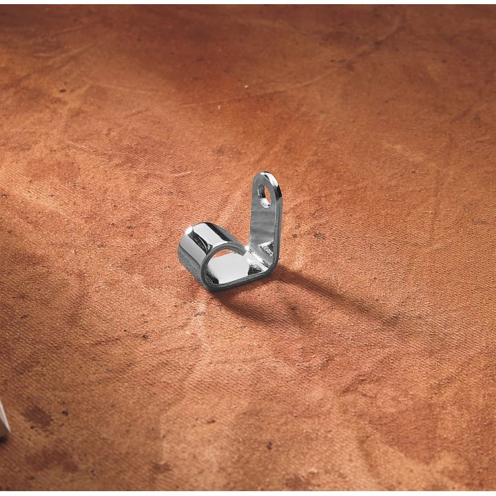 Soporte del cable de embrague — Cromado, cable sencillo