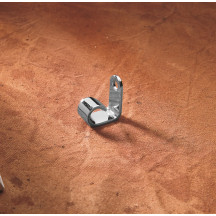 Clutch Cable Support Bracket — Chrome