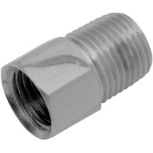 Hose and Tank Fitting — Chrome, 1/8" NPT male