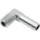 Racor de manguera y depósito — 1/8" NPT (macho), 5/16" manguera, conector 90°, cromado