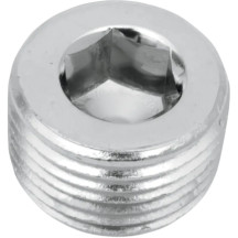 Hose and Tank Fitting — 3/8" NPT male, chrome