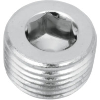 Hose and Tank Fitting — 3/8" NPT male, chrome