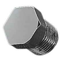 Chrome Hex Drain Plug — 1/8" NPT (Male)