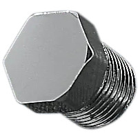 Chrome Hex Drain Plug — 1/8" NPT (Male)