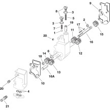 Hose and Tank Fitting — 1/8" NPT male, 3/8" hose, chrome finish