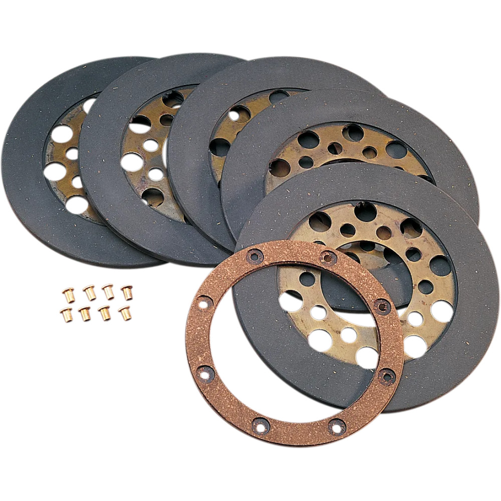 Wet or Dry Friction Plate Set — DRAG SPECIALTIES, 17-0010A-BOX